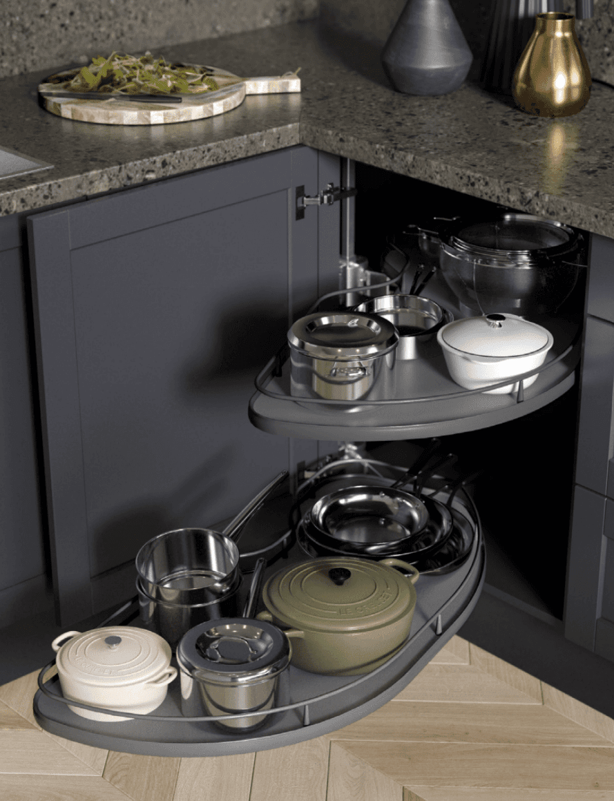 Shaker style kitchen in dove grey